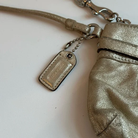 Coach Y2K Gold Wristlet or Clutch - Picture 2 of 3